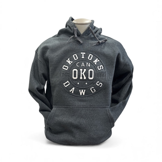 Dawgs Embossed Hoody Charcoal