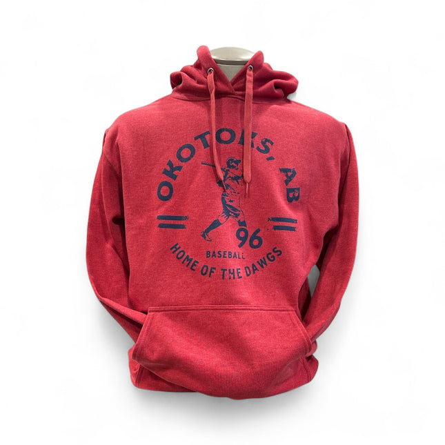 Dawgs Earth Wash Red Hoodie