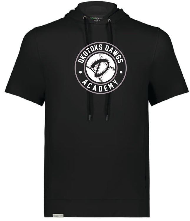 Dawgs Short Sleeve Hoody Black