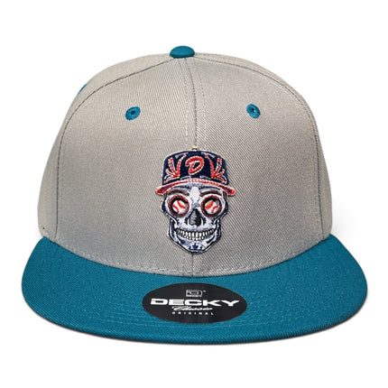 Dawgs Decky Grey Teal Hat Regular